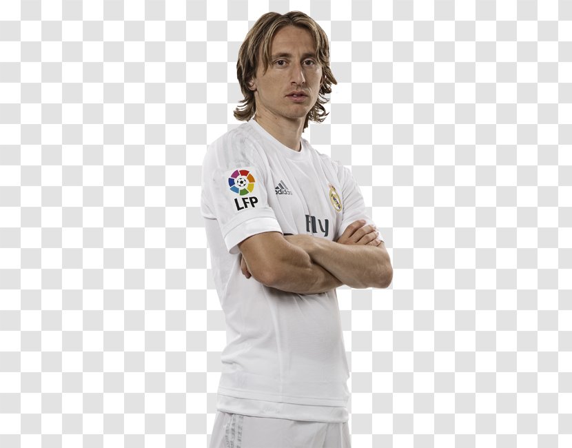 Long-sleeved T-shirt FC Barcelona Shoulder - Top - Luka Modric Transparent PNG