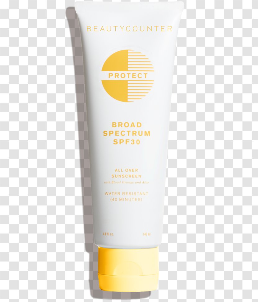 Sunscreen Lotion Cream Factor De Protección Solar Cosmetics - Zinc Oxide Transparent PNG