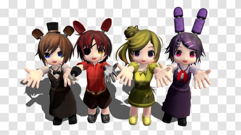 Five Nights At Freddy's 3 4 Action & Toy Figures MikuMikuDance - Silhouette - Mmd Bed Transparent PNG