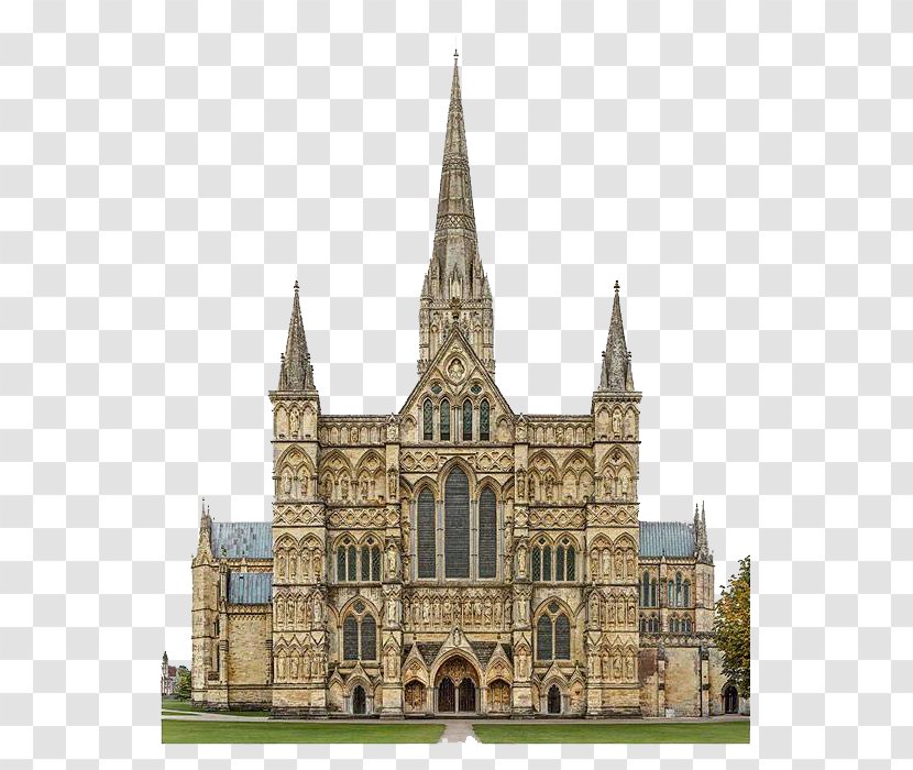 Salisbury Cathedral Gothic Architecture - Religious Transparent PNG