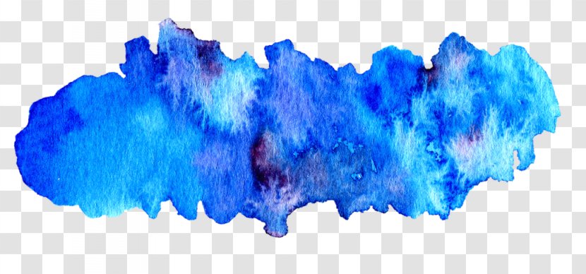 Watercolor Painting Texture Art - Turquoise - Paint Transparent PNG