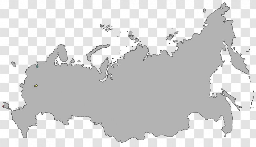 Accession Of Crimea To The Russian Federation Soviet Union Map - Black And White - Russia Transparent PNG
