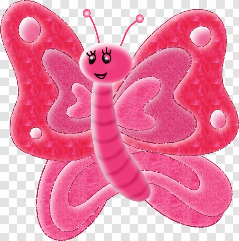 Butterfly Pink M 2M Butterflies And Moths - Arthropod - Float Transparent PNG