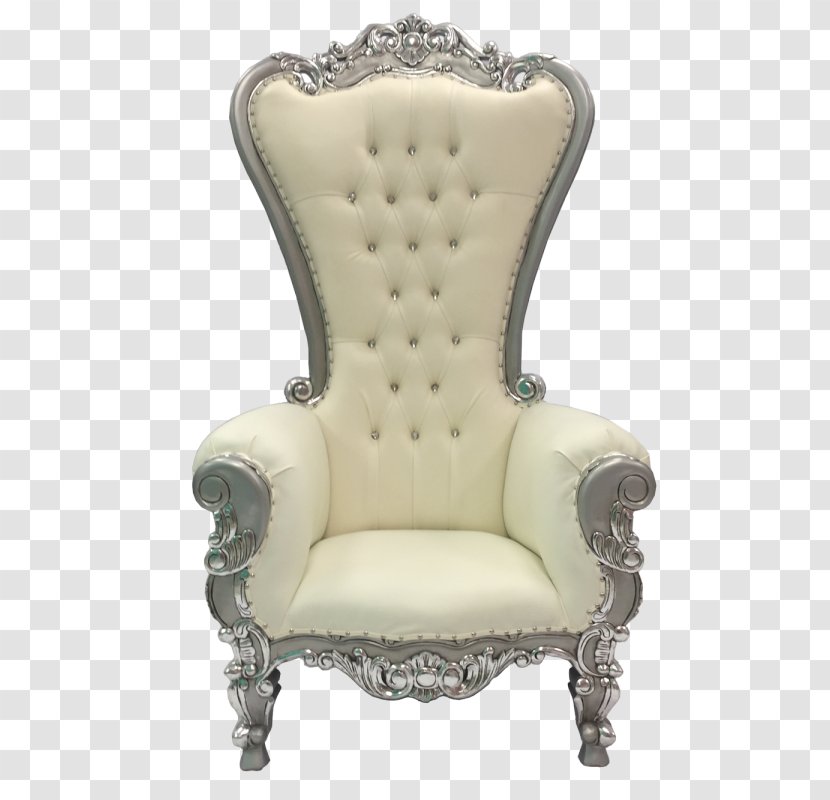 Chair Throne Couch Furniture Chaise Longue - Interior Design Services Transparent PNG