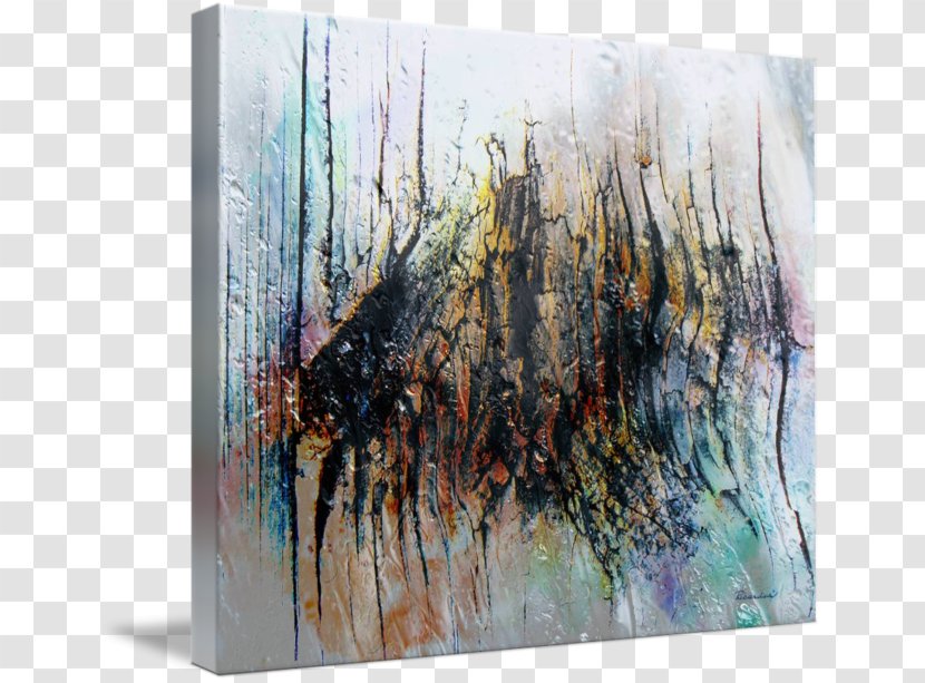 Watercolor Painting Digital Modern Art Abstract - Oil Transparent PNG