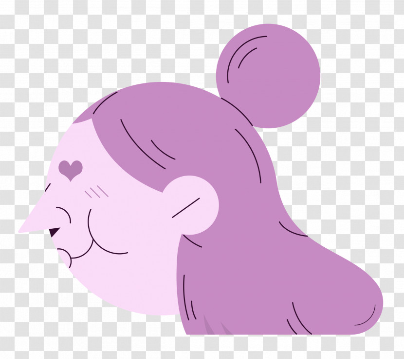 Lilac / M Lilac / M Horse Snout Cartoon Transparent PNG