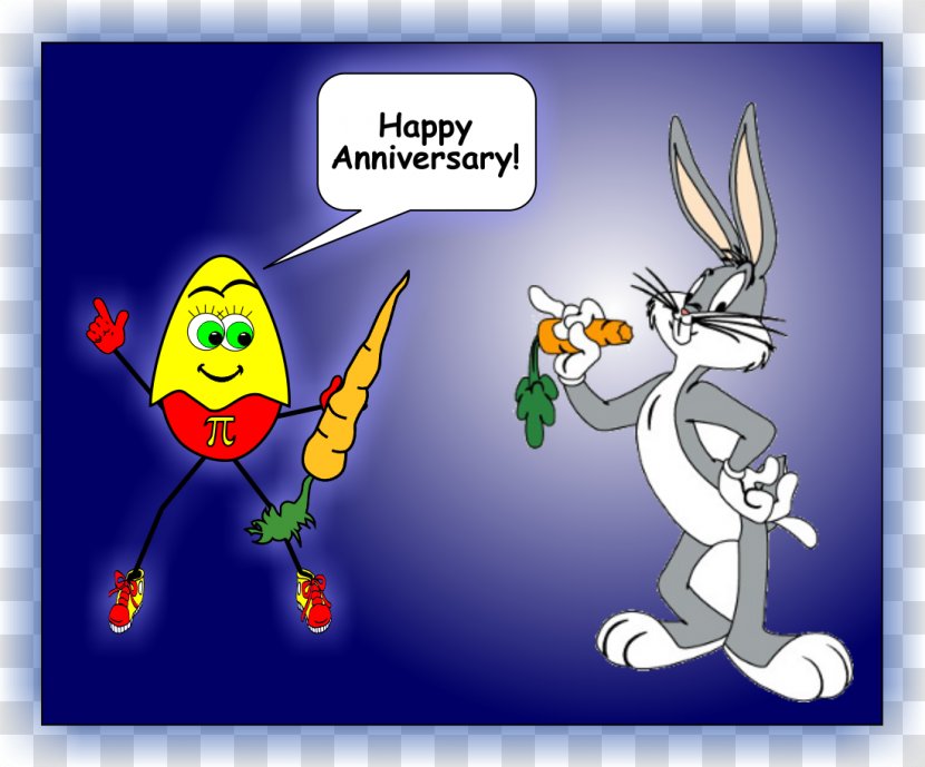 Bugs Bunny Anniversary Animation Clip Art - Gift - Happy Images Animated Transparent PNG