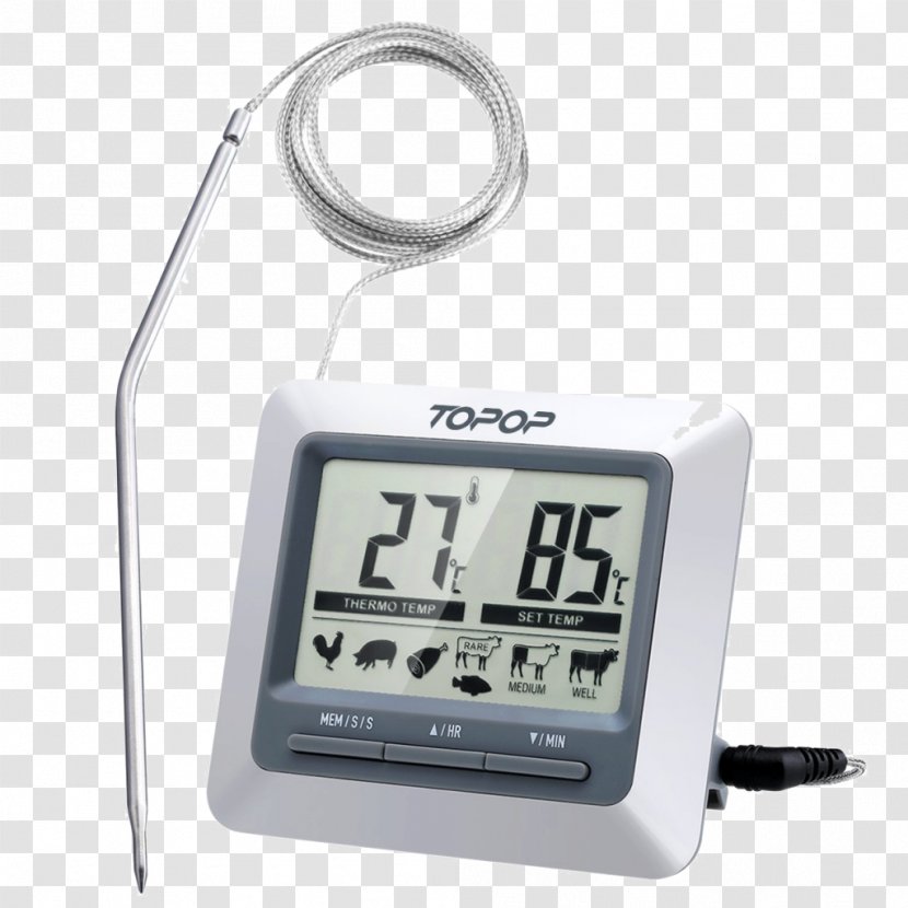 Barbecue Meat Thermometer Timer Transparent PNG