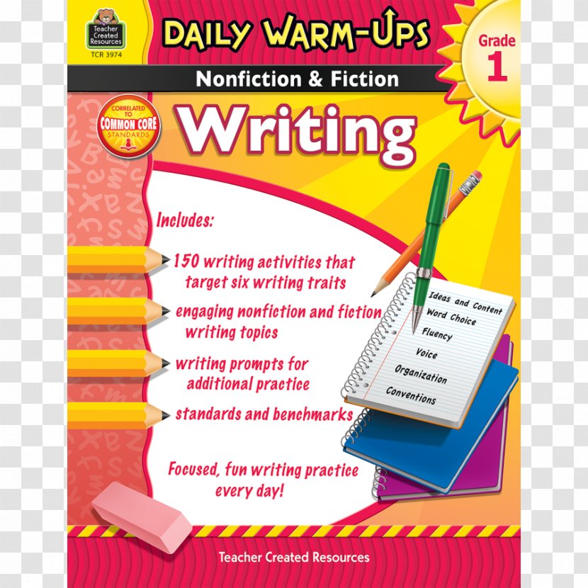 Daily Warm-Ups: Science Grade 3 2 Nonfiction & Fiction Writing: - Education - Teacher Transparent PNG