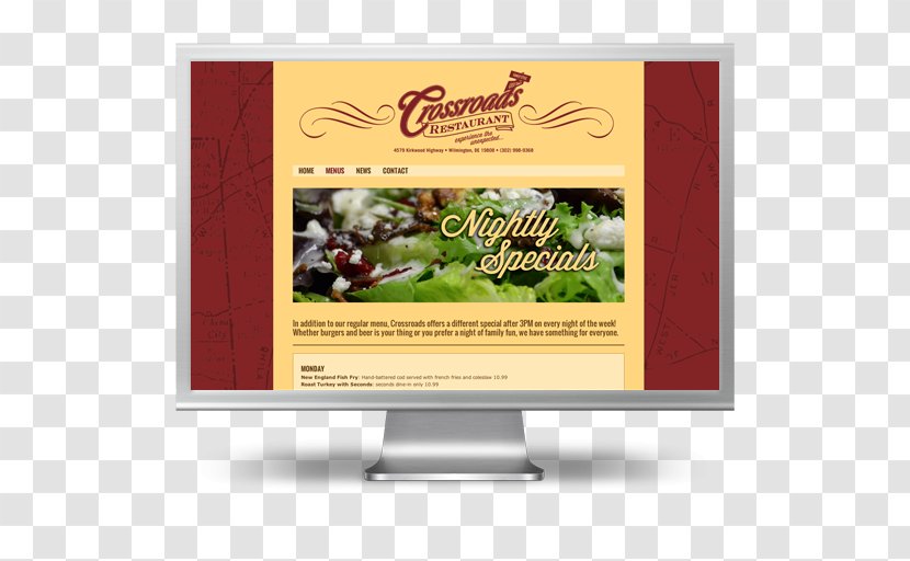 Display Advertising Device Restaurant Windows 7 - Cross Road Blues - Menu Assignment Transparent PNG