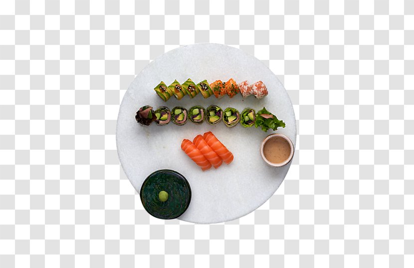 Sushi Sashimi California Roll Makizushi Take-out - Tableware Transparent PNG