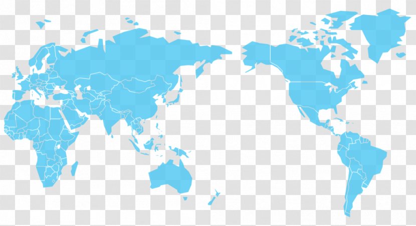 World Map Globe - Blue Transparent PNG