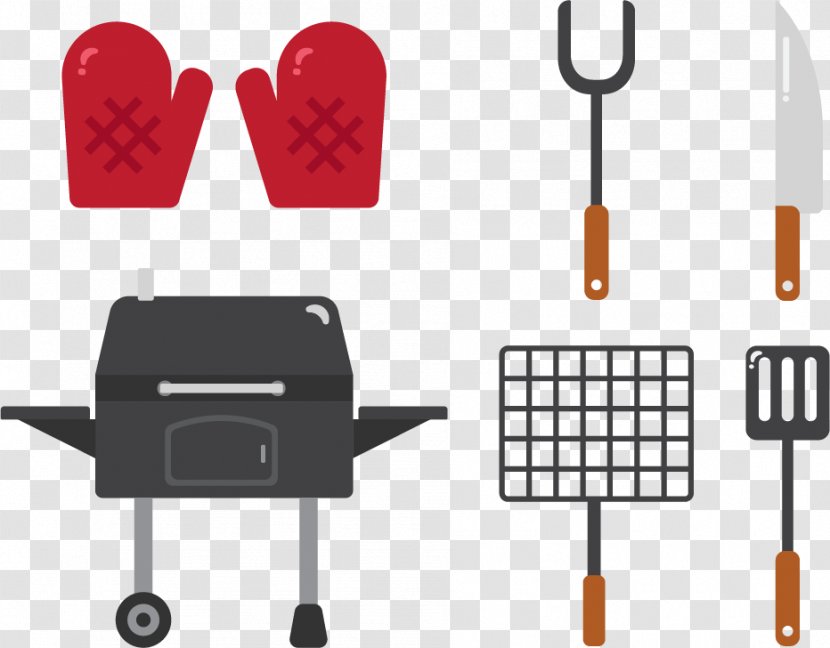 Barbecue Euclidean Vector - Grilling - Together Transparent PNG
