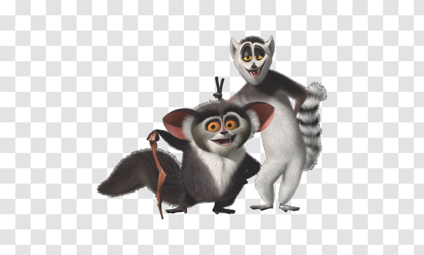 Ring-tailed Lemur Julien Madagascar Film - Procyonidae - Animation Transparent PNG