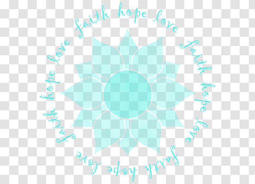 Logo Desktop Wallpaper Turquoise Pattern - Blue - Anchor Faith Hope Love Transparent PNG