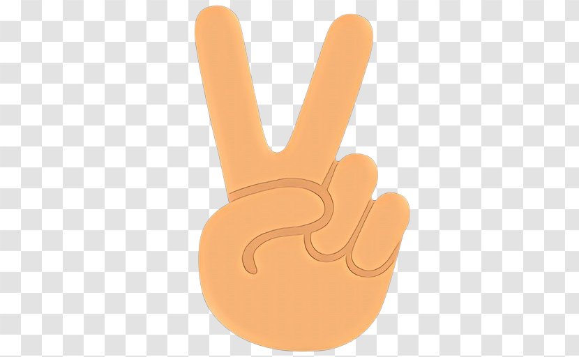 Finger Hand Gesture Thumb V Sign - Symbol Language Transparent PNG