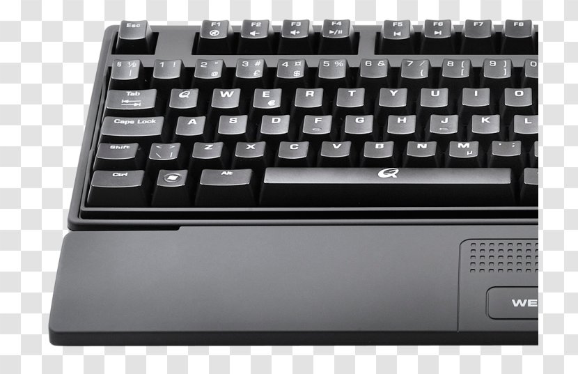 Computer Keyboard Qpad Mk-85 Pro Backlit Mechanical Gaming (black) - Laptop Replacement - Uk QPAD MK-85 (MX Red) MX P/N 3202-MK85-DE-BGaming Keypad Transparent PNG