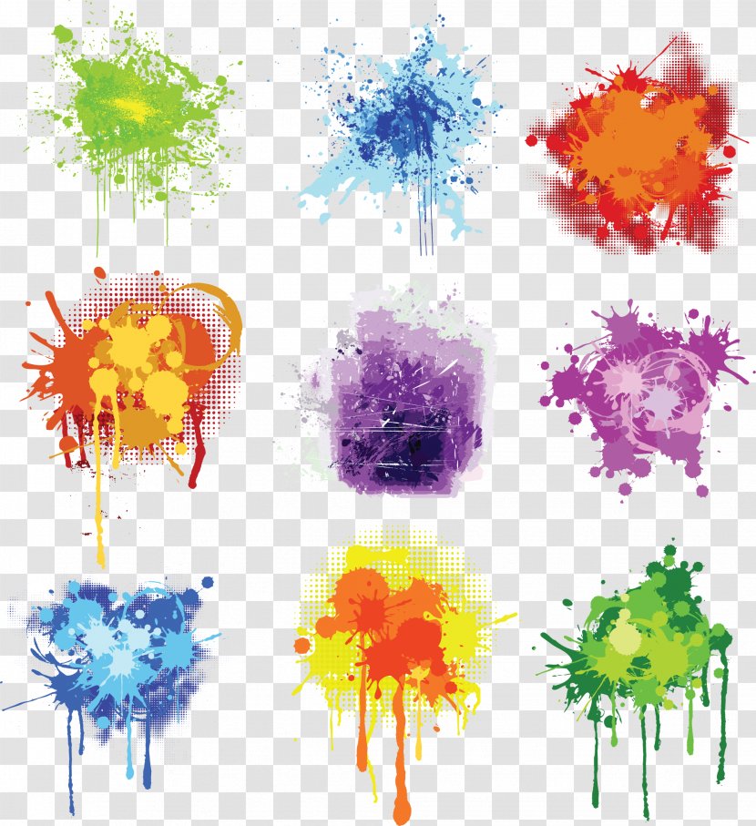 Ink Download - Color Splash Transparent PNG