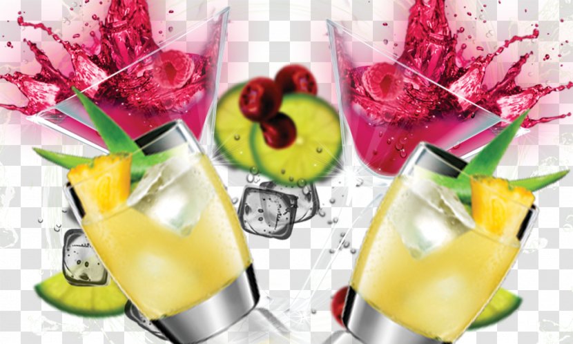 Orange Juice Wine Cocktail Garnish - Drink Splash Effect Transparent PNG