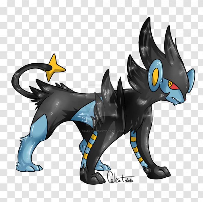 Cat Luxray Pokémon Luxio Shinx - Art Transparent PNG