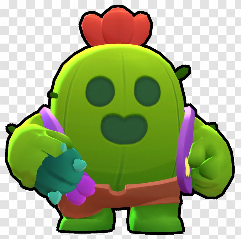Brawl Stars Clash Royale Video Games - Android - Spike Transparent PNG