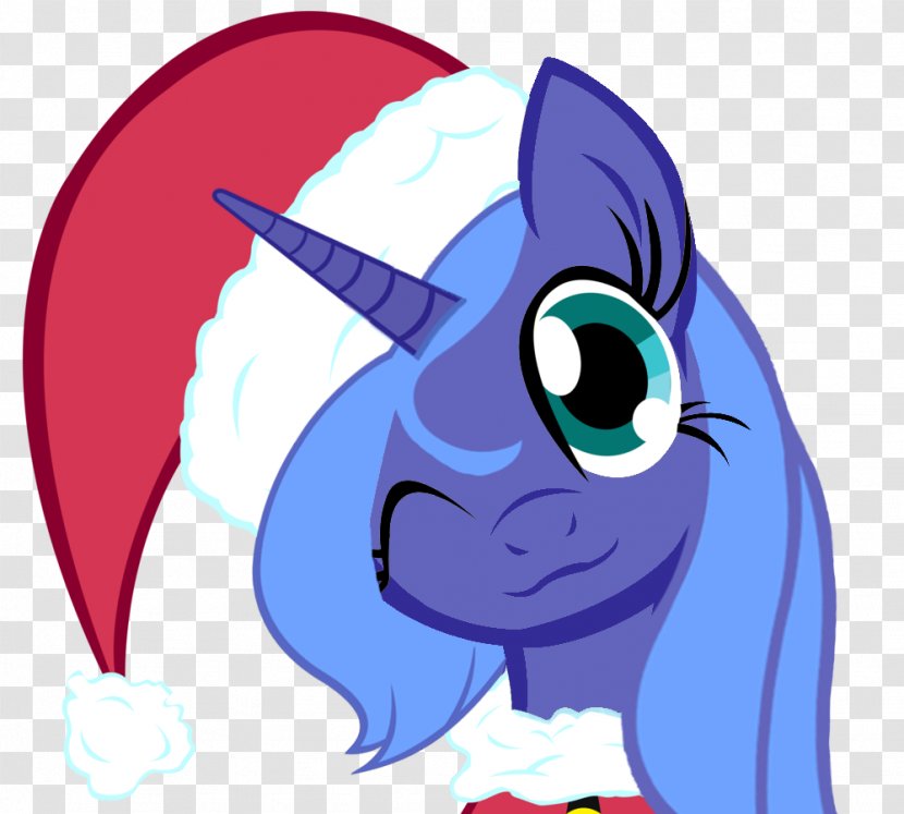 Princess Luna Pony Rarity Twilight Sparkle Applejack - Flower - Santa Claus Transparent PNG