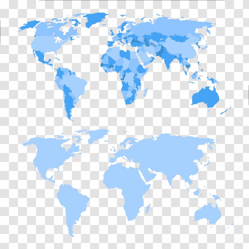 World Map Illustration - Shutterstock Transparent PNG
