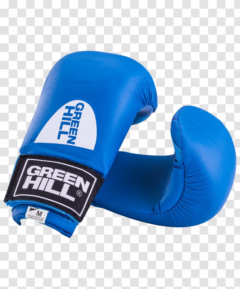 Boxing Glove Blue Hand Karate - Cobalt Transparent PNG