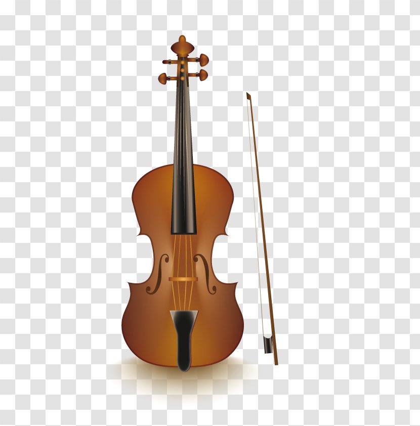 Viola Violin Orchestra String Instrument Musical - Watercolor - Vector Transparent PNG