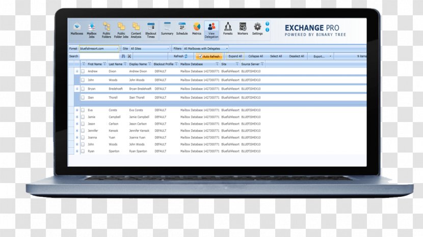 Computer Monitors Software Microsoft Exchange Server Binary Tree Transparent PNG