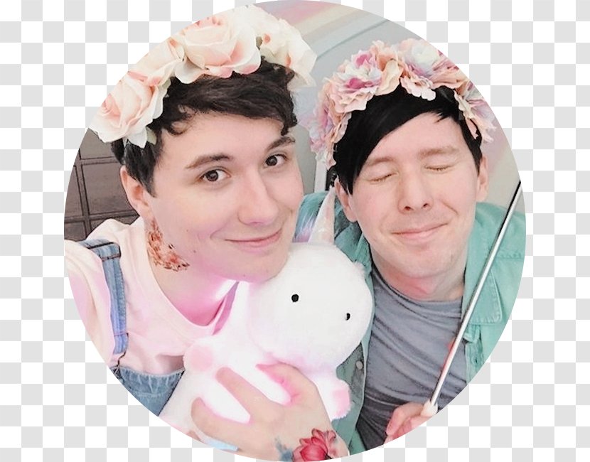 Dan Howell And Phil Video Pastel Image - Silhouette - Youtube Transparent PNG
