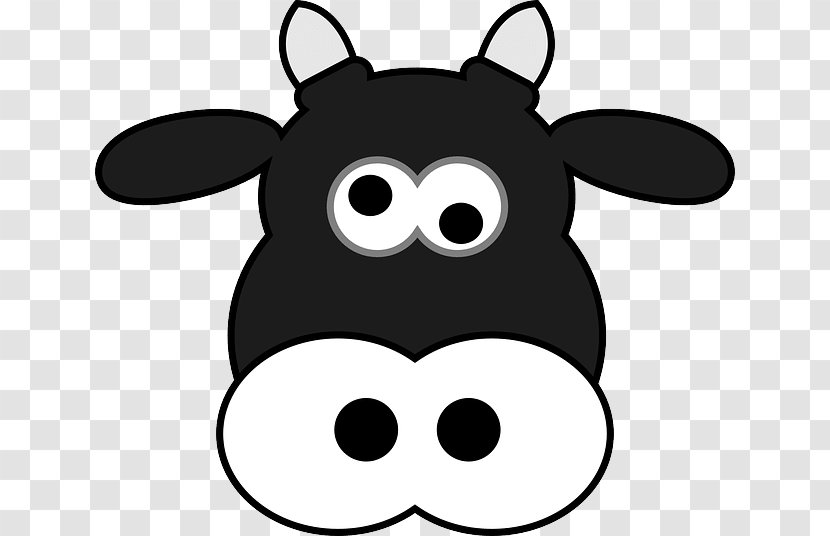 Jersey Cattle Clip Art - Monochrome Photography - Milk Cow Transparent PNG