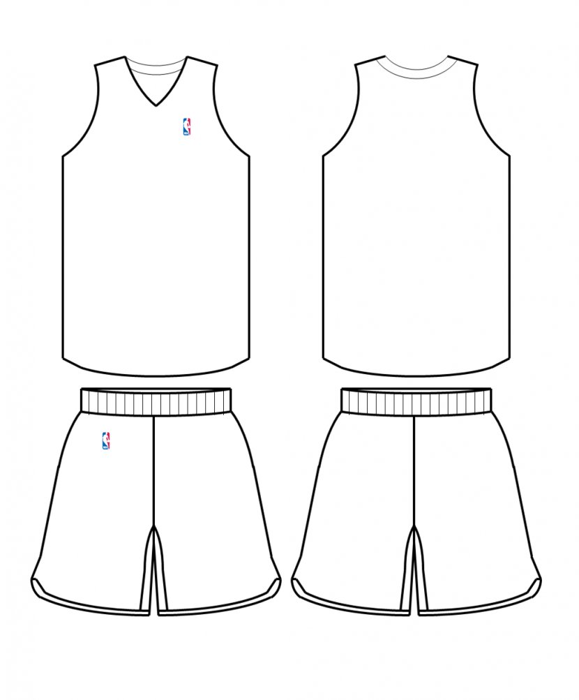 NBA Jersey Basketball Uniform - Sleeve - Plain Cliparts Transparent PNG