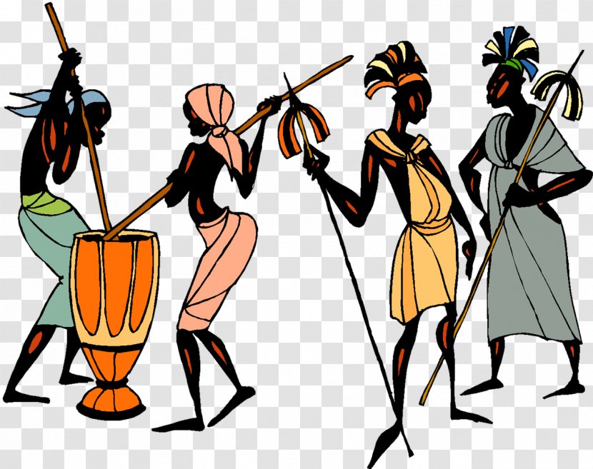 Africans Tribe Native Americans In The United States Clip Art - African Women Work Transparent PNG