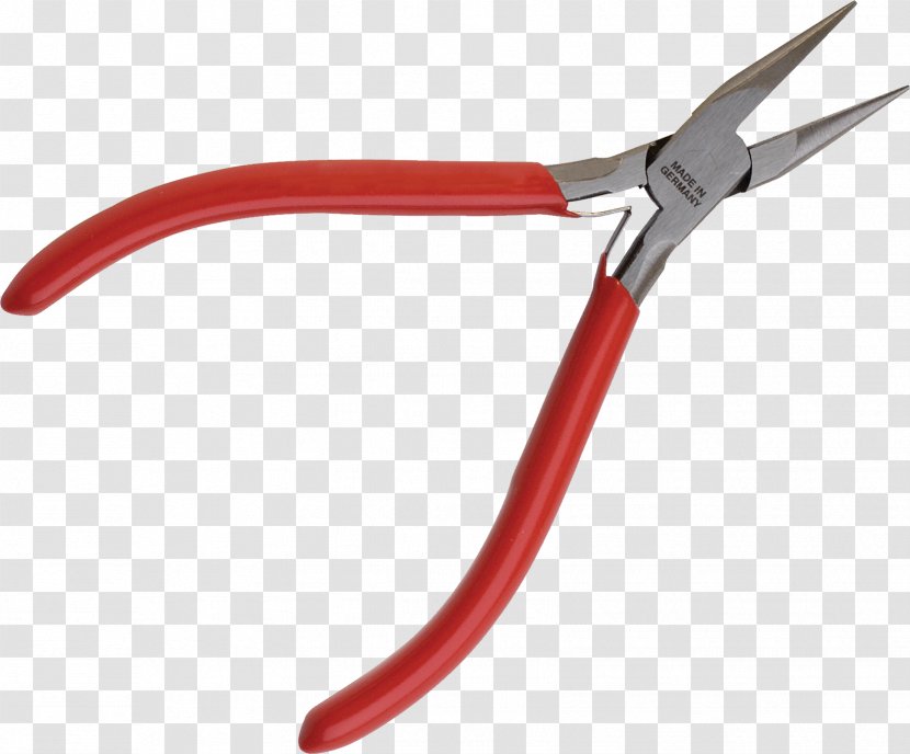 Diagonal Pliers Needle-nose Lineman's - Red - Plier PNG Image Transparent PNG
