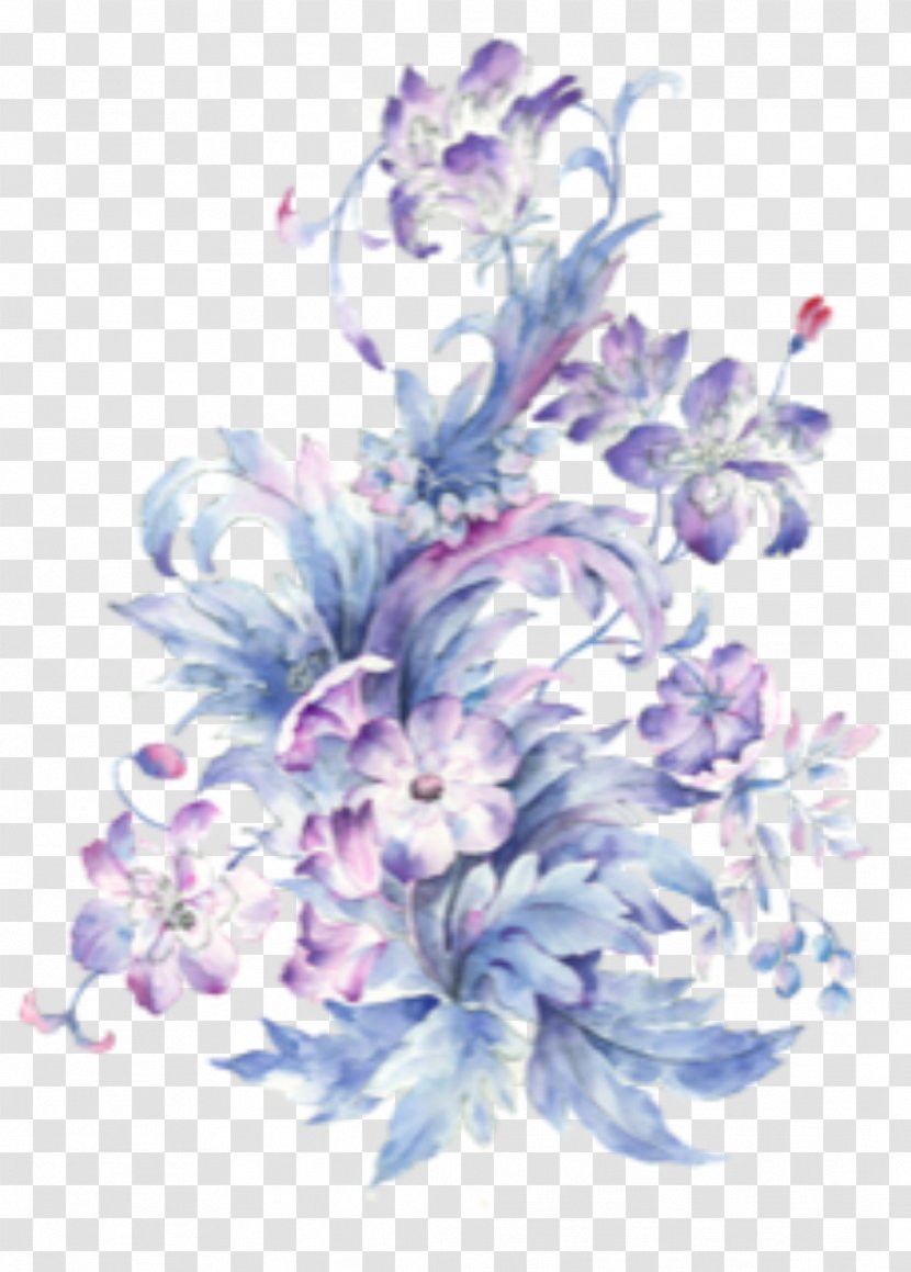 Watercolor Painting Floral Design Drawing Flower - Lavender Transparent PNG