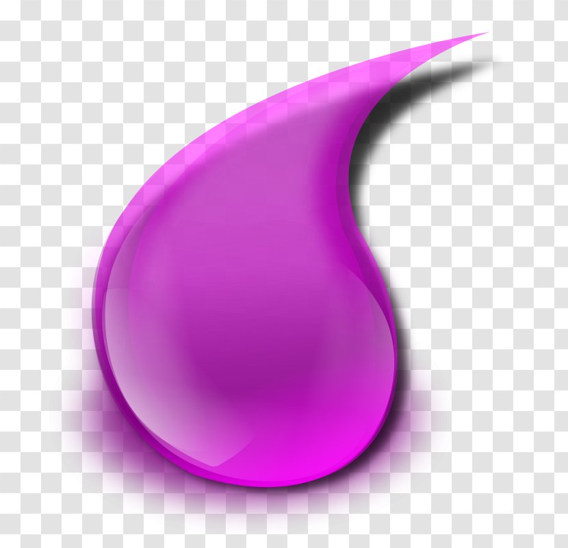 Purple Clip Art Drop Openclipart - Violet Transparent PNG