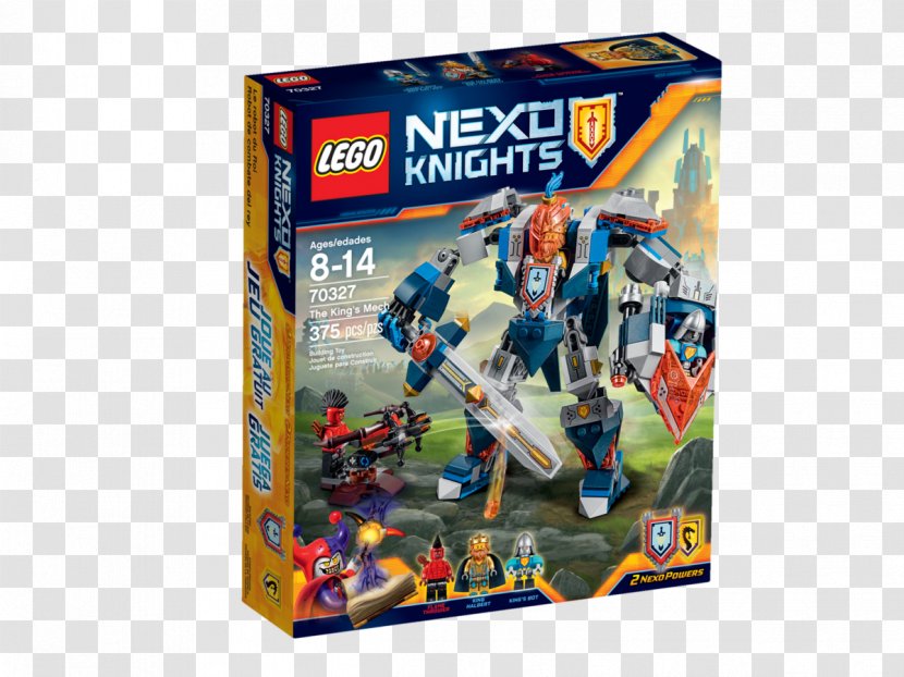 LEGO 70327 NEXO KNIGHTS The King's Mech Lego Minifigure Toy City - 70363 Nexo Knights Battle Suit Macy Transparent PNG