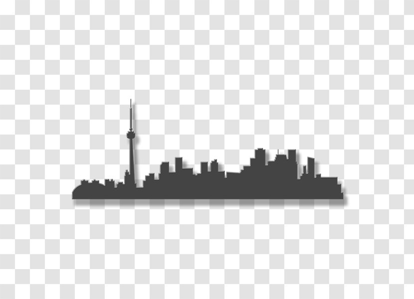 Toronto Skyline Art - Cityscape - Silhouette Transparent PNG
