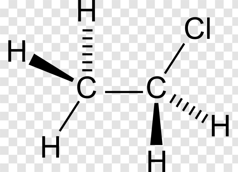Chloroethane Chemistry Monomer Vinyl Acetate Polyvinyl Chloride - Cartoon - Staggered Conformation Transparent PNG