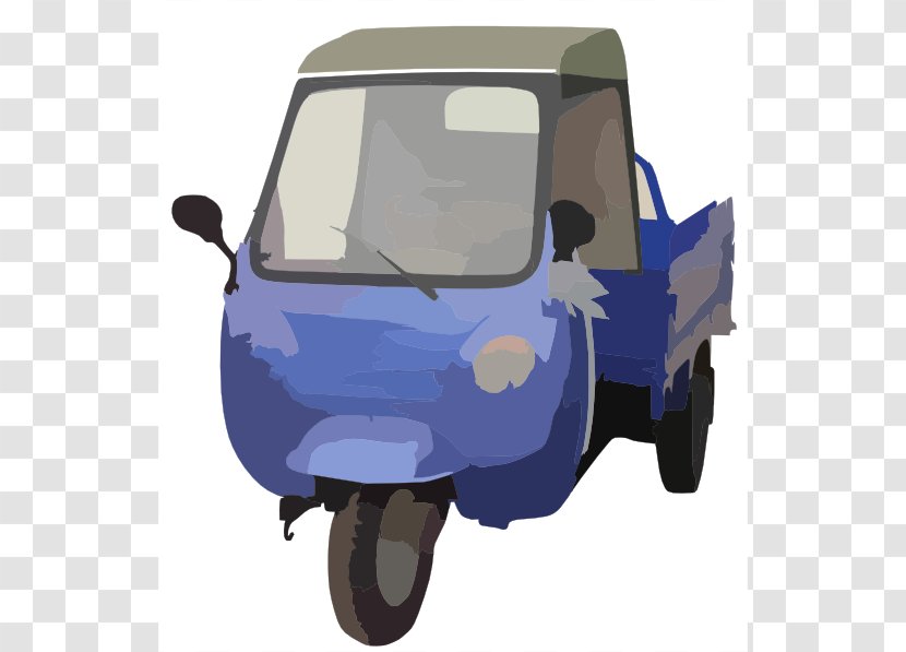 Auto Rickshaw Car Van Three-wheeler - Truck - 3 Wheeler Cliparts Transparent PNG