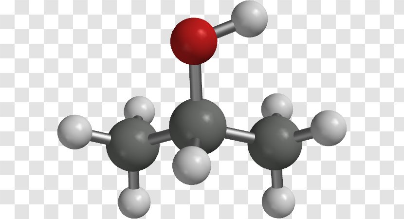 Isopropyl Alcohol Propyl Group Heptane Molecule Structural Formula - Tree Transparent PNG