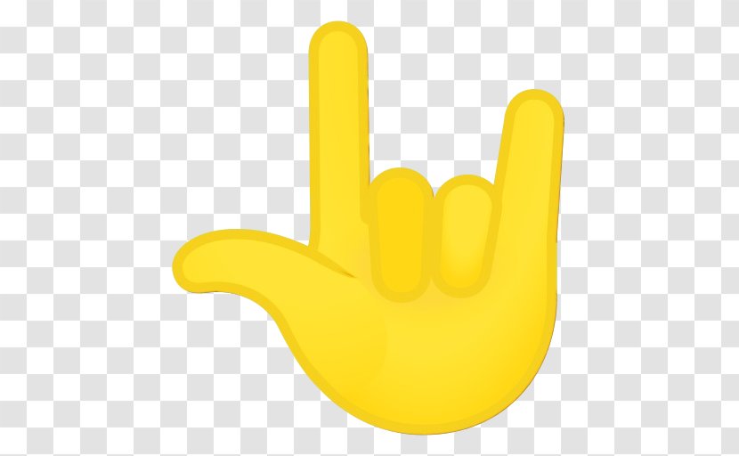 Yellow Finger Hand Gesture Thumb - Paint - Smile Personal Protective Equipment Transparent PNG