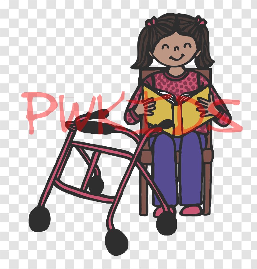 Cerebral Palsy Disability Child Clip Art - Blog - Inclusive Cliparts Transparent PNG