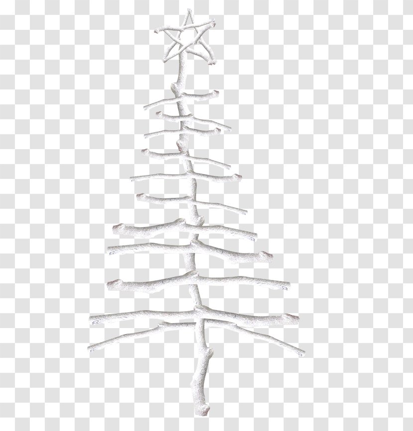 Twig Christmas Tree - Branch - Winter Branches Material Transparent PNG