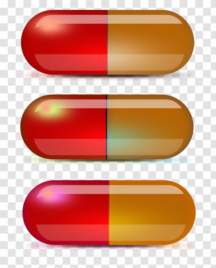 Colored Pills - Rectangle - Designer Transparent PNG