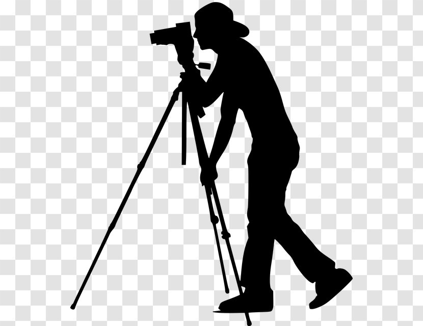 Camera Silhouette - Style Blackandwhite Transparent PNG