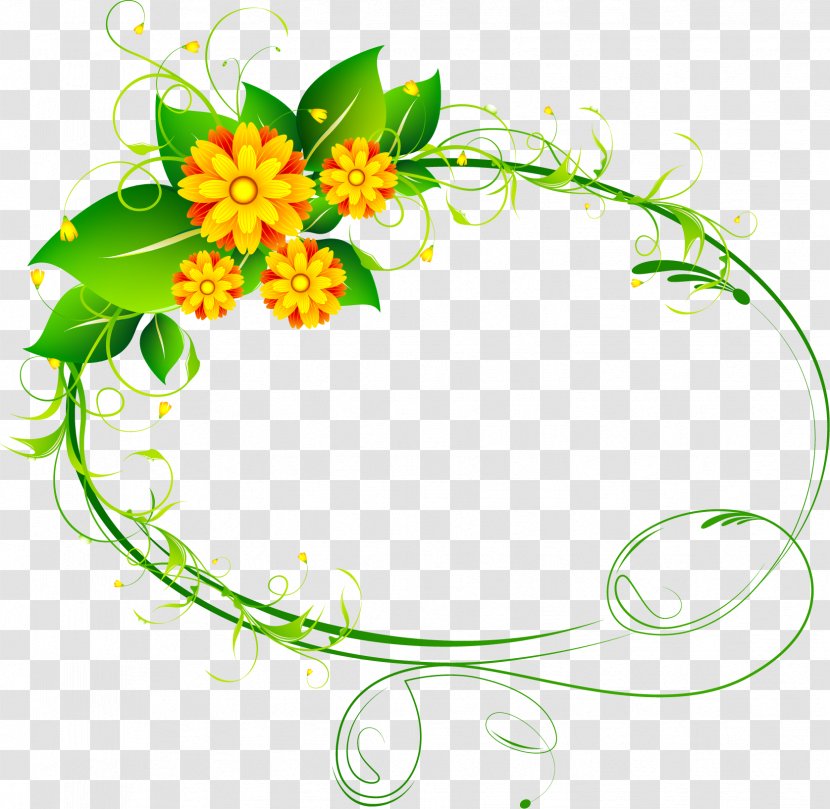 Floral Design Flower Diagram Clip Art - Yellow - Lawn Decoration Transparent PNG