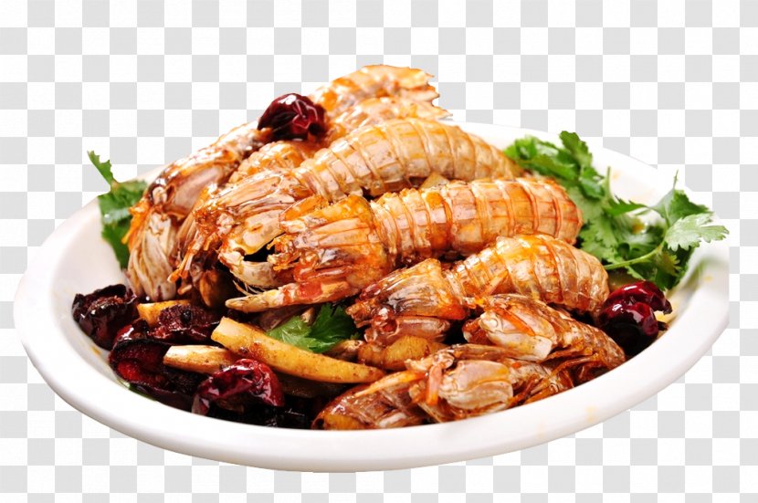 Mantis Shrimp Malacostraca Seafood Bathysquilloidea - Shanghai Food Transparent PNG