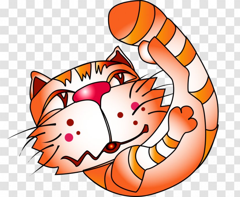 Cat Tiger Crab Clip Art - Decapoda - Vector Cartoon Transparent PNG